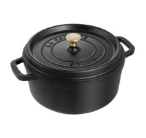 Cocotte RONDE noire, STAUB