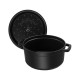 Cocotte RONDE noire, STAUB