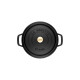 Cocotte en fonte ronde noire 28cm, Staub