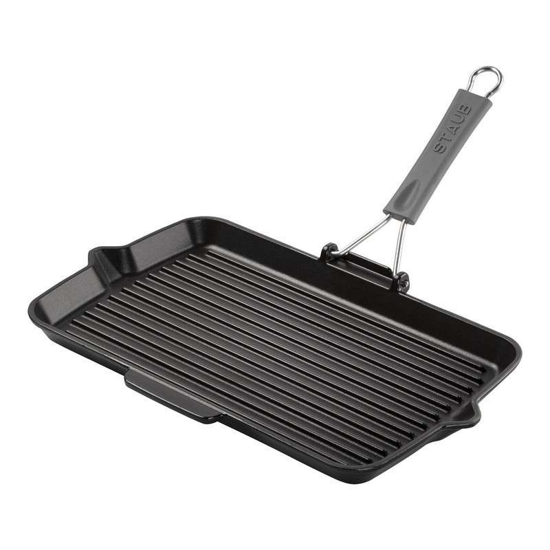 Staub - Grill viande en fonte 34X21cm, STAUB - Staub
