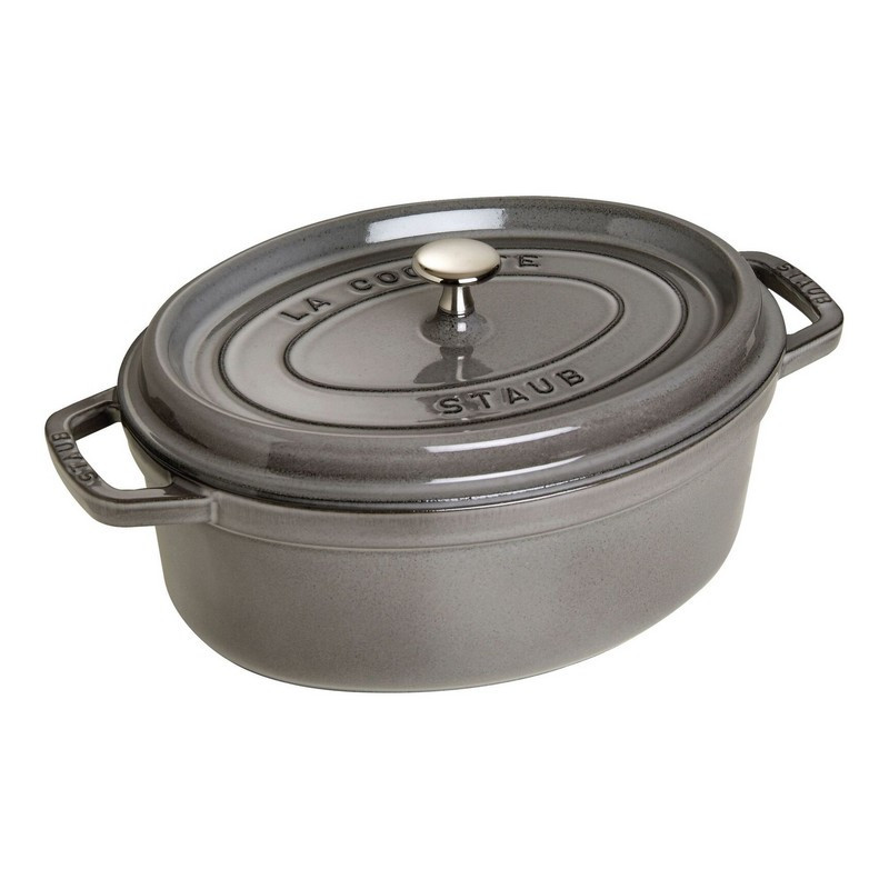 Staub - Cocotte ovale Gris Graphite, STAUB 33cm - Staub