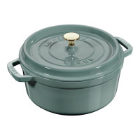 Cocotte en fonte ronde Eucalyptus, STAUB