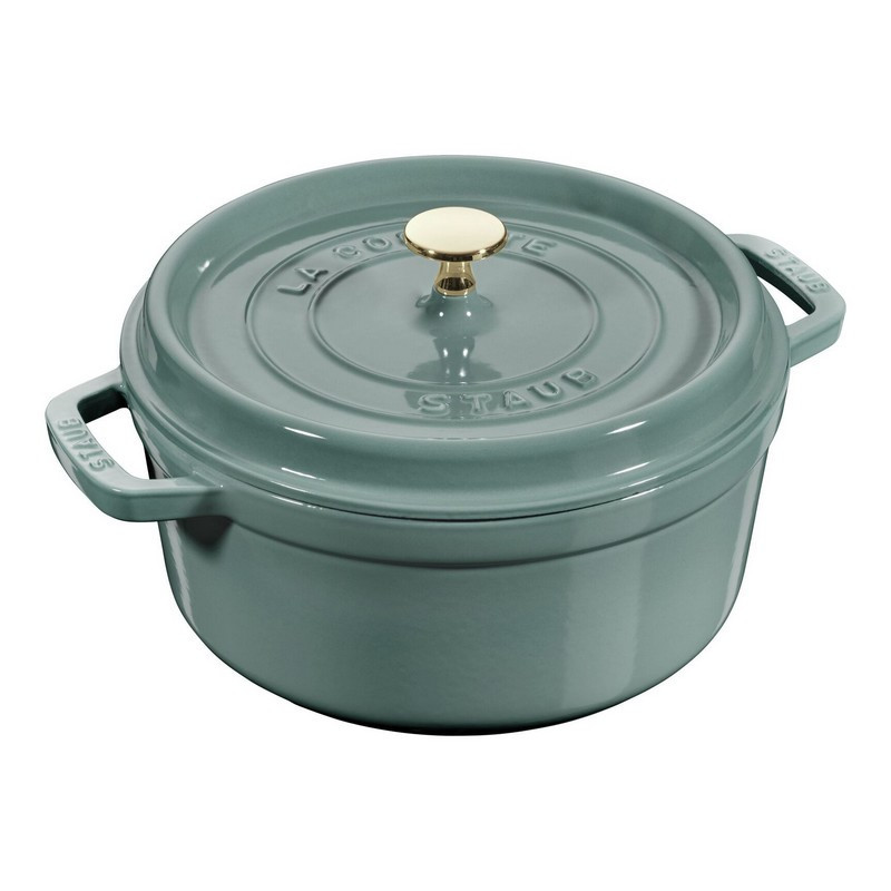 Staub - Cocotte en fonte ronde Eucalyptus, STAUB 22 cm - Staub