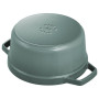 Cocotte en fonte ronde Eucalyptus, STAUB
