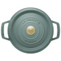 Cocotte en fonte ronde Eucalyptus, STAUB