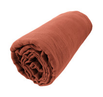 Drap housse Gaïa Terracotta, L'effet papillon