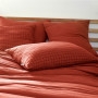 Taie d'oreiller Gaze de coton Gaïa Mix Terracotta, L'effet papillon