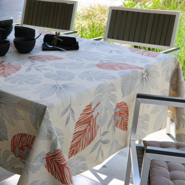 Nappe enduite Bornéo Bois de Rose, Sud Etoffe