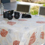 Nappe enduite Bornéo Bois de Rose, Sud Etoffe