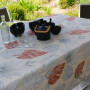 Nappe enduite Bornéo Bois de Rose, Sud Etoffe
