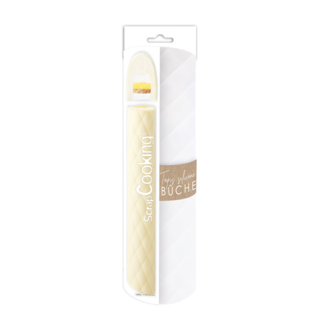 Tapis 3D silicone Bûche matelassée, ScrapCooking