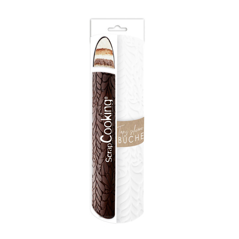 Scrapcooking - Tapis 3D silicone Bûche Ondine, ScrapCooking - ScrapCooking
