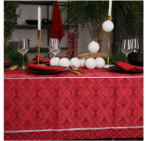 Nappe Réveillon Rouge, Sud Etoffe