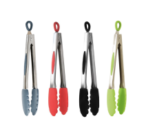 Pince de cuisine acier et silicone, Mastrad