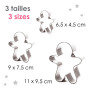 Boite 3 emporte-pièces petit homme, ScrapCooking