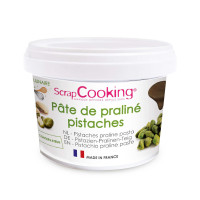 Pâte de praliné pistaches, ScrapCooking