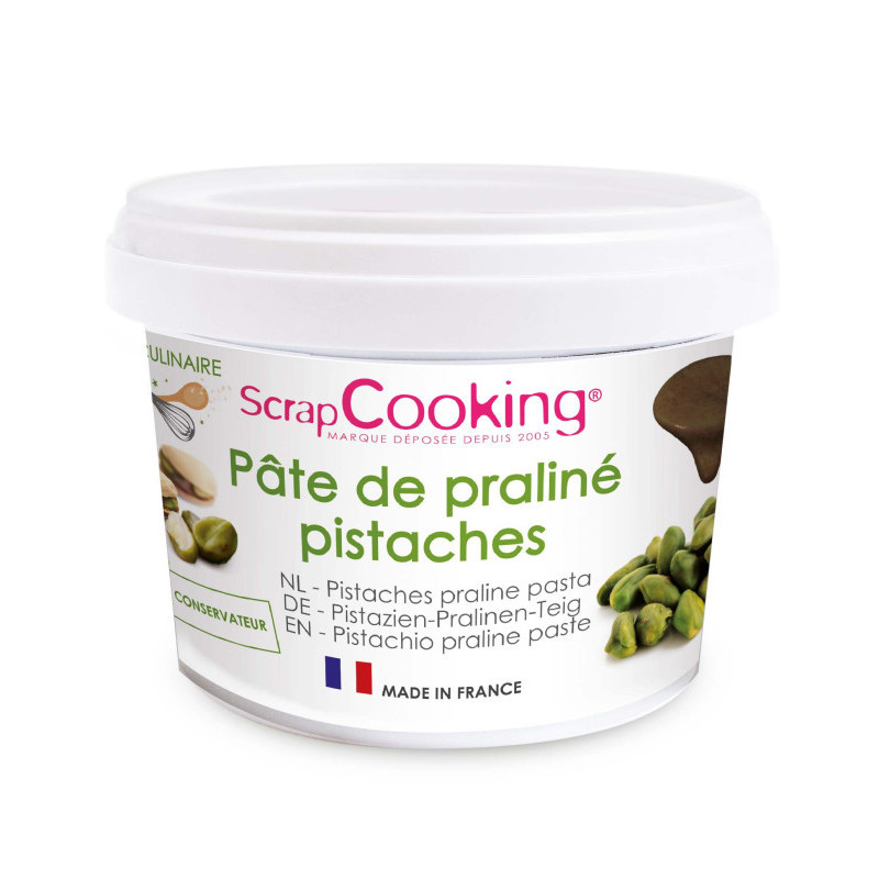 Pâte de praliné pistaches, ScrapCooking