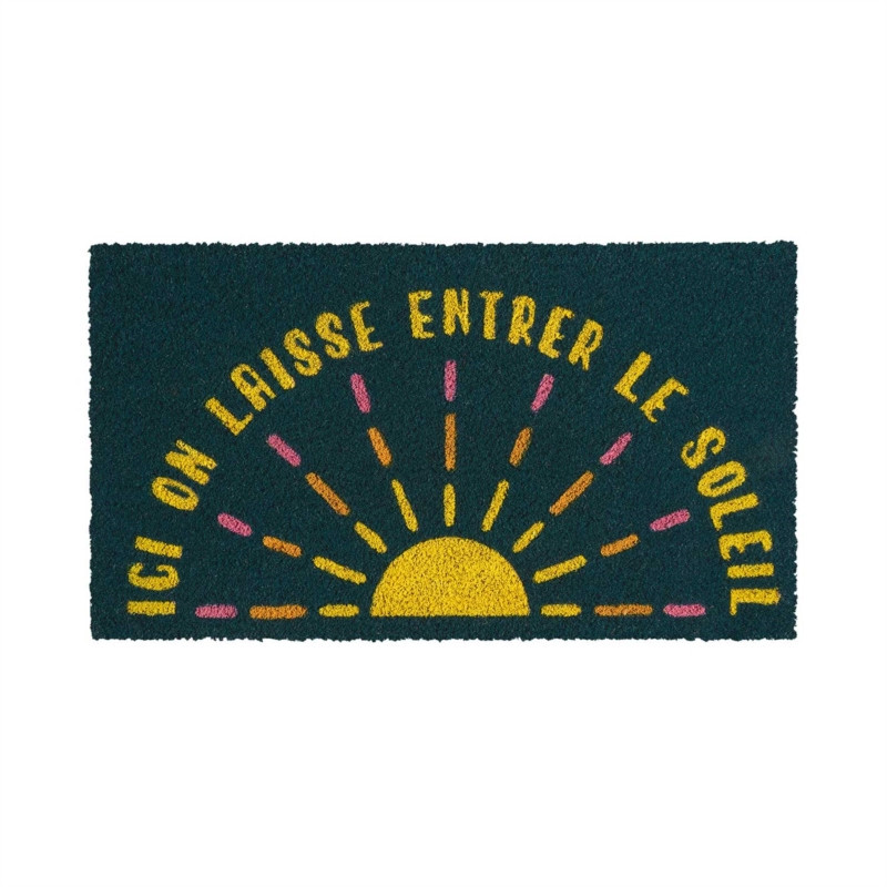 DERRIERE LA PORTE - Paillasson coco/pvc Ici on laisse entrer le soleil, Derrière la porte - DERRIERE LA PORTE