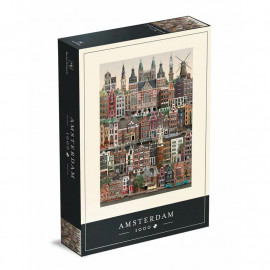 Puzzle 1000 pièces Amsterdam, Martin Schwartz