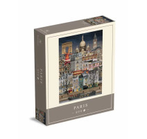 Puzzle 500 pièces Noël à Paris, Martin Schwartz