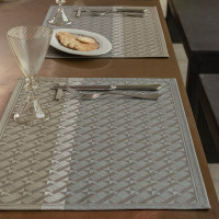 Set de table enduit Veine Graphique Feutre, Le Jacquard Français