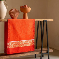 Chemin de table Voyage Iconique Coquelicot, Le Jacquard Français