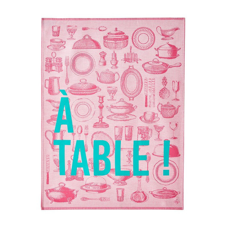 Torchon A Table, Le Jacquard Français Fleurs - LE JACQUARD Français