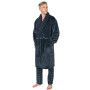 Peignoir Mixte Polaire BOLSTA Bleu Nuit, Sensei