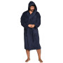 Peignoir à capuche uni Boxer Bleu Nuit, Sensei