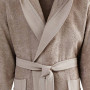 Peignoir à capuche uni Boxer Sable, Sensei