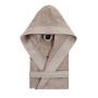 Peignoir à capuche uni Boxer Sable, Sensei