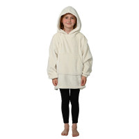 Poncho polaire pour enfant à capuche Ginger Neige, Sensei