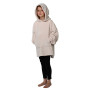 Poncho polaire pour enfant à capuche Ginger Pétale, Sensei