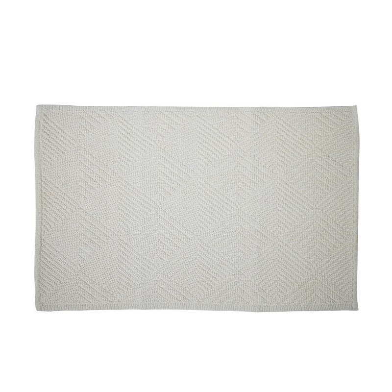 SENSEI - Tapis en coton Punto Ecru, Sensei 60 x 100 cm - SENSEI