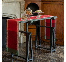 Chemin de table Lumières d'Etoiles Rubis, Le Jacquard Français