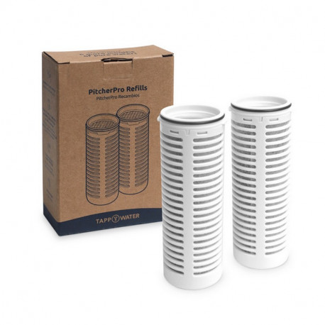 pack de 2 filtres pour carafe filtrante pitcherpro, tapp water - tapp water