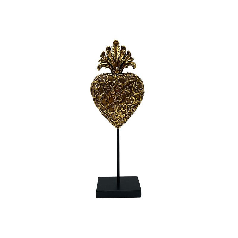EMDE - Statue Ex-Voto coeur sur pied, Emdé - EMDE