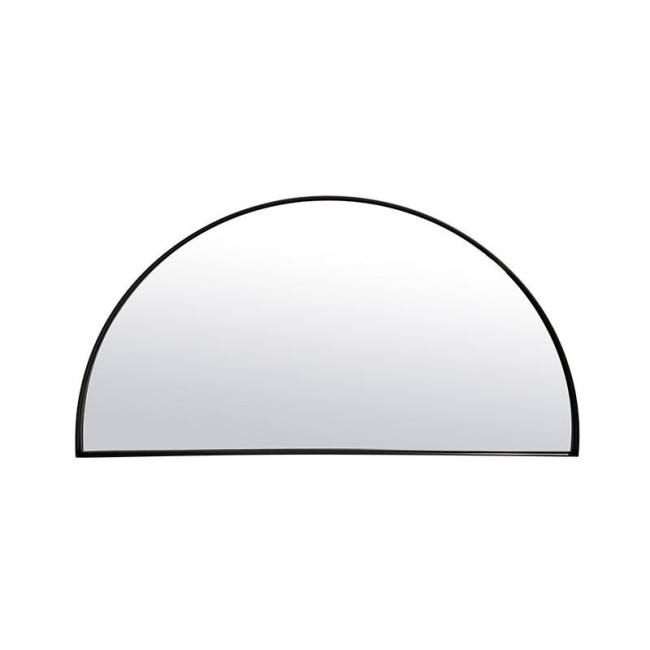 Miroir fin noir demi-cercle, Emdé