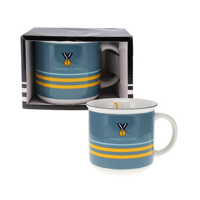 Mug Timbale 42cl Champion de la Famille, Kiub