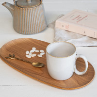 Plateau ovale Bois Naturel, Table Passion