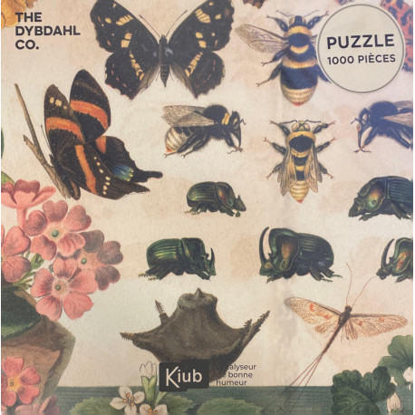 Puzzle de 1000 pièces Papillons, Kiub