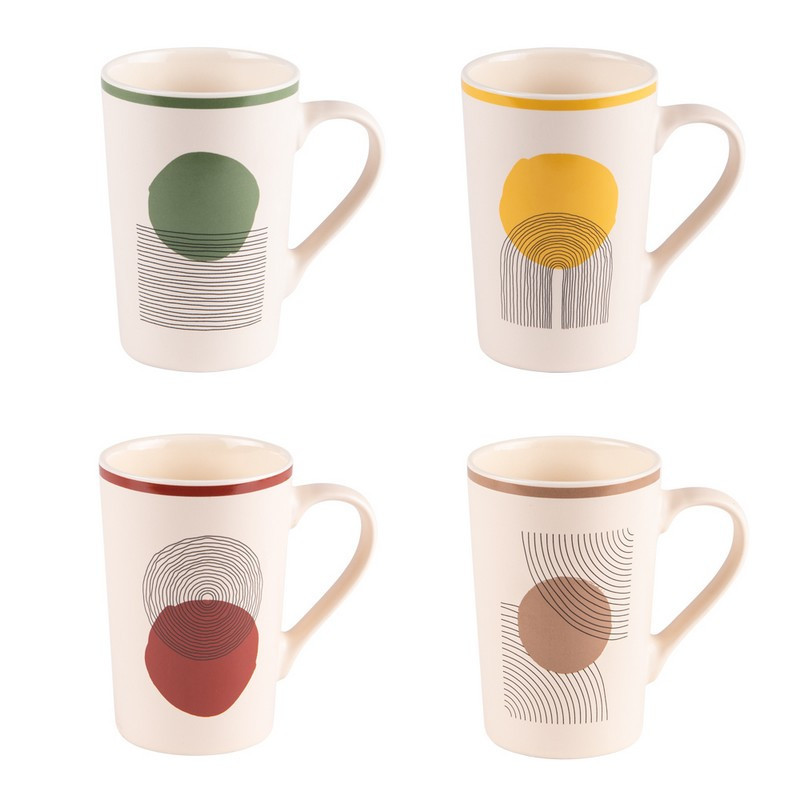 Table Passion - Coffret 4 Mugs Sunset 35 cl, Table Passion - Table Passion