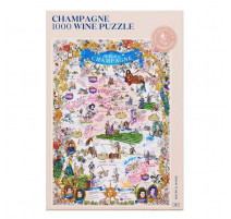 Puzzle de 1000 pièces Champagne, Water & Wine