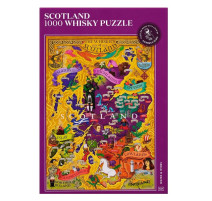 Puzzle de 1000 pièces Whisky Ecosse, Water & Wine