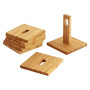 Set de 6 dessous de verre carrés Bambou, Point Virgule