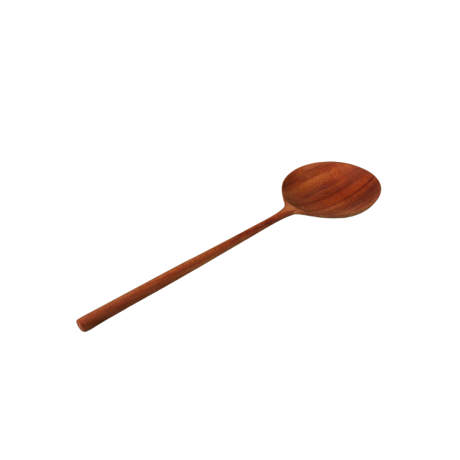 Cuillère de service ronde Teck, Be Home