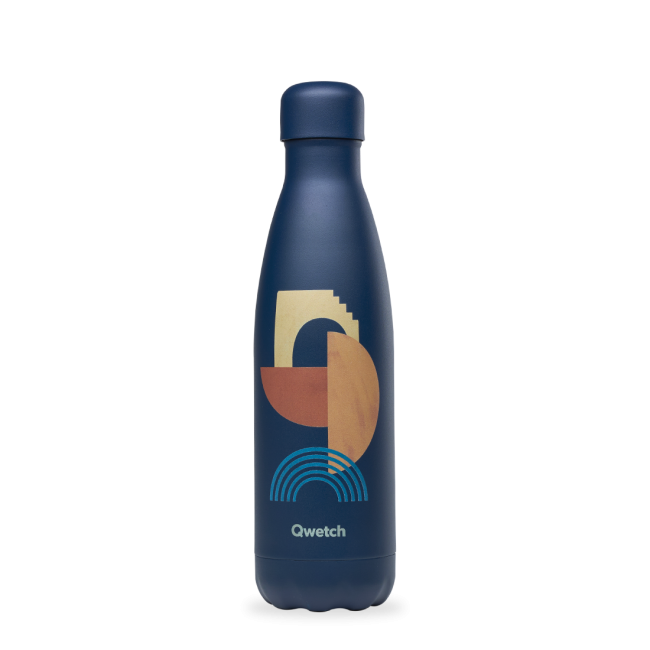 Bouteille Isotherme Abstract Moonlight 500 ml, Qwetch