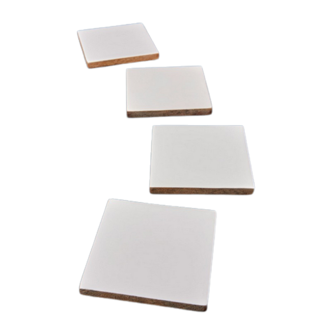 Set 4 dessous de verre carrés Madras, Be Home