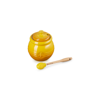 Pot à Miel en céramique avec cuillère, Le Creuset