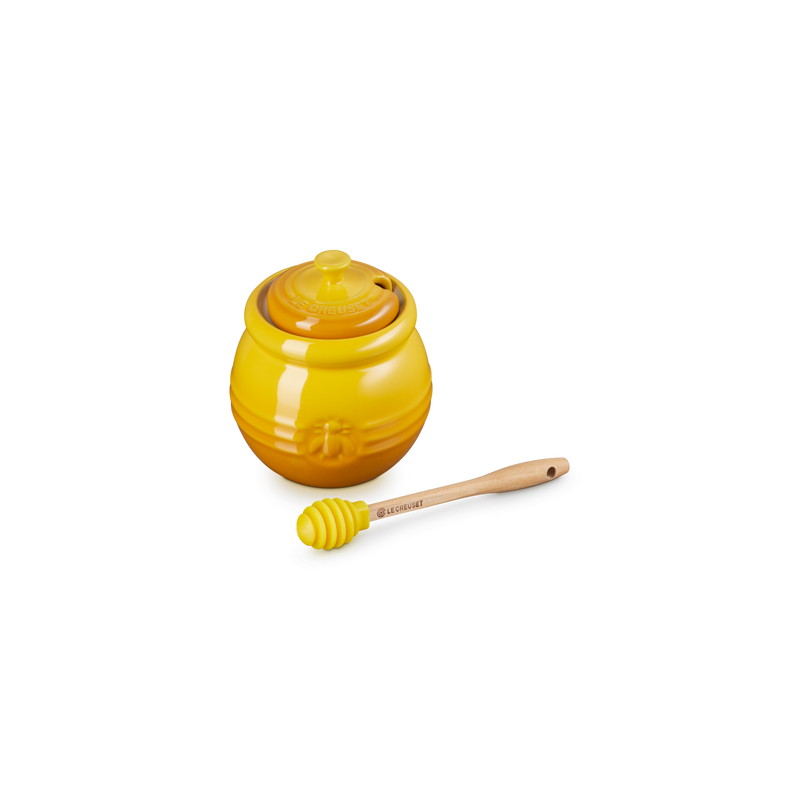 Le Creuset - Pot à Miel en céramique avec cuillère, Le Creuset - LE CREUSET